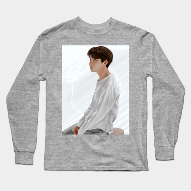 light Long Sleeve T-Shirt by NataschaSchmidtArt